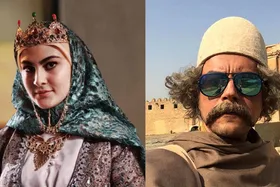 مریم مومن و رحیم نوروزی در طنز تاریخی &laquo;دیوار دفاعی&raquo; نقش آفرینی می&zwnj;کنند