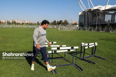 تمرین احسان حدادی در مشهد