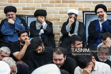 گزارش تصویری | مراسم وداع با پیکر آیت‌الله شبیری زنجانی