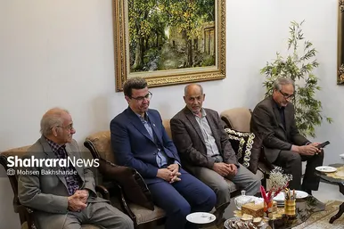 گزارش تصویری | دیدار خانواده ورزش از استاد حمید توکل پیشکسوت کشتی