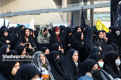 تشییع پیکر مطهر ۱۰ شهید گمنام در مشهد