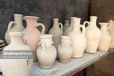 گزارش تصویری | کارگاه سفالگری