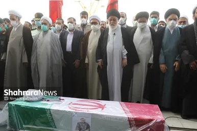 تشییع پیکر شهید حجت الاسلام محمد اصلانی در مشهد