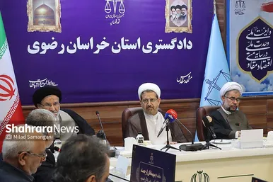 گزارش تصویری | دیدار محمدرضا قلندر شریف ،شهردار مشهد با حجت الاسلام زرندی رئیس کل دادگستری استان خراسان رضوی