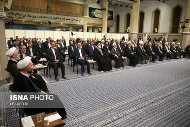 عکس‌هایی از دیدار مسئولان قوه‌قضائیه با رهبر معظم انقلاب (۲ تیرماه ۱۴۰۳)