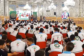 &laquo;اذن خدمت&raquo; ۳ هزار امدادگر هلال&zwnj;احمر در حرم مطهر رضوی | ۱۳۵ پایگاه امدادی در مسیر مشهدالرضا (ع) برپا می&zwnj;شود