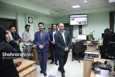 بازدید جمعی از مسئولین شهری و استانی مشهدمقدس از موسسه فرهنگی شهرآرا (۵) (۱۷ مرداد ۱۴۰۳)