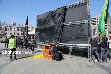 استقبال از طولانی‌ترین کاروان پیاده‌روی اربعین در مشهد مقدس