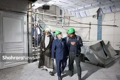 گزارش تصویری | بازدید اعضای حوزه علمیه خراسان از فاز یک خط سه قطارشهری مشهد