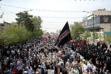 تشییع پیکر شهید حجت الاسلام اصلانی در مشهد