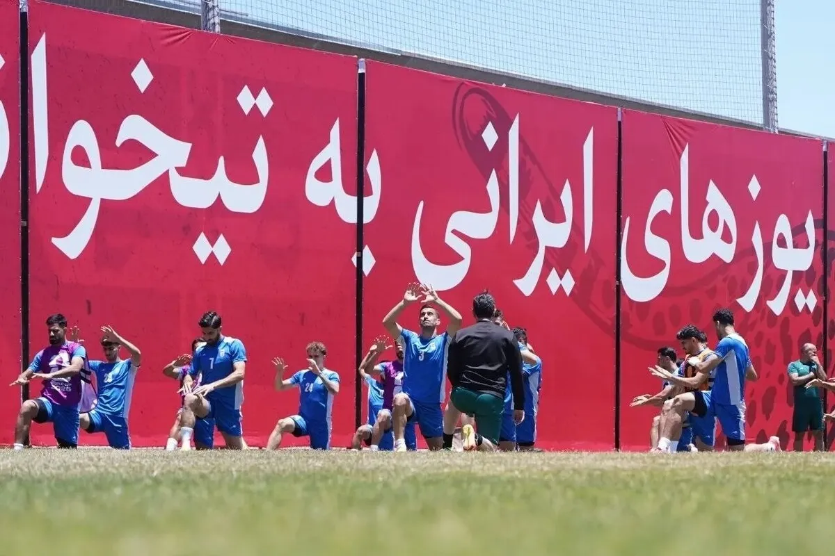 آخرین جلسه تمرینی تیم ملی در مکزیک پیش از دیدار با بلژیک برگزار شد