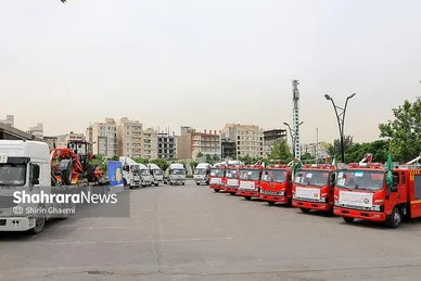 گزارش تصویری | واگذاری ۱۶ دستگاه ماشین‌آلات خدماتی شهری به شهرداری‌های خراسان رضوی
