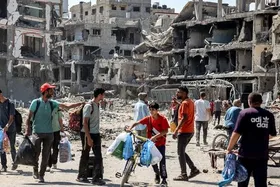 سازمان ملل از کوچ بی&zwnj;هدف فلسطینی&zwnj;ها در پی حملات به شمال غزه خبر داد
