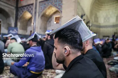 گزارش تصویری | مراسم احیا ویژه ناشنوایان در شب‌ بیست یکم ماه مبارک رمضان