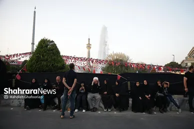 پیاده‌روی جاماندگان اربعین حسینی در مشهد