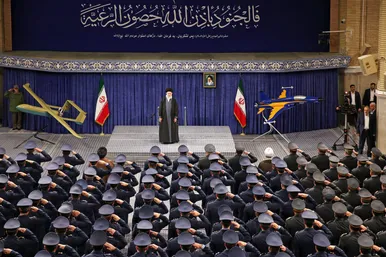 دیدار جمعی از فرماندهان نیروی هوایی و پدافند هوایی ارتش با رهبر معظم انقلاب (۱۶ بهمن ۱۴۰۲)