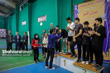 مسابقات رنکینگ بدمینتون پسران نوجوان کشور در مشهد