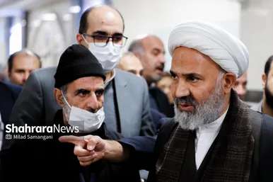 گزارش تصویری | بازدید حجت‌الاسلام نصرالله پژمانفر، رییس کمیسیون اصل نود مجلس، از بیمارستان فارابی مشهد