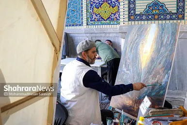 رویداد هنری «من القدس، الی القدس» در حرم مطهر رضوی