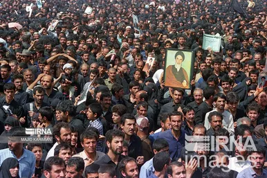 گزارش تصویری | بزرگترین مراسم تشییع دنیا