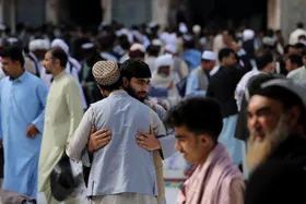 نماز عید فطر در مسجد جامع هرات