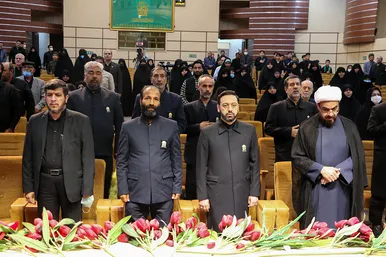 بزرگداشت شهدا مدفون در حرم رضوی