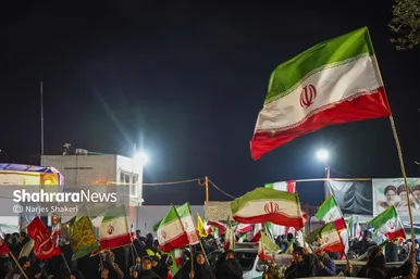 گزارش تصویری | سی‌وهشتمین شب شکوه حضور مردم در خیابان‌های مشهد