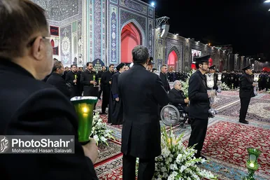 عکس| آیین خطبه‌خوانی شب شهادت امام رضا علیه السلام (۱۳ شهریور ۱۴۰۳)