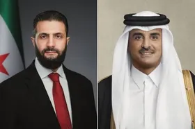 امیر قطر در تماس تلفنی با الجولانی درباره تنش در منطقه گفت&zwnj;وگو کرد