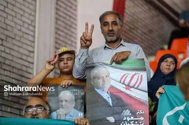 عکس‌هایی از سفر انتخاباتی «مسعود پزشکیان» به مشهد