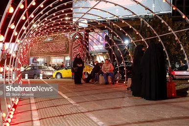 گزارش تصویری | موکب های سطح شهر مشهد در آستانه شهادت حضرت زهرا (س)