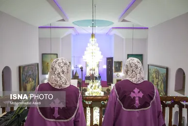 مراسم آغاز سال ۲۰۲۲ میلادی در تهران
