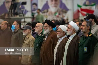 گزارش تصویری | مراسم گرمیداشت شهدای جنگ رمضان و سالگرد شهدای اقتدار ایران