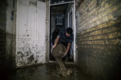 منازل سیل‌زده محله سیدی مشهد