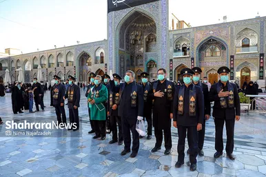آیین سنتی «صلا» در حرم مطهر رضوی