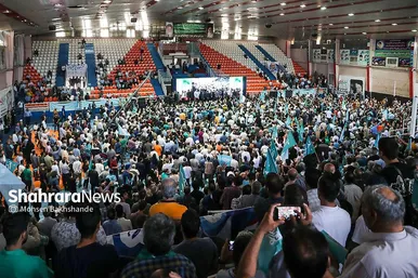 عکس‌هایی از سفر انتخاباتی «مسعود پزشکیان» به مشهد