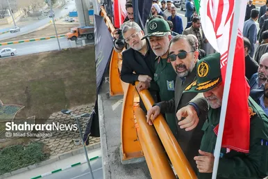 آیین بهره‌برداری از تقاطع چهارسطحی آزادگان مشهد