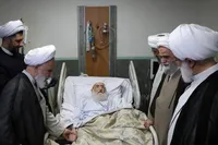 نمایندگان رهبر معظم انقلاب از آیت‌الله نوری همدانی عیادت کردند (۱۵ مهر ۱۴۰۵)