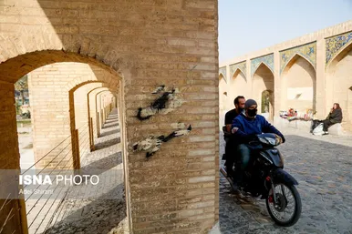 گزارش تصویری | زاینده‌رود خشکید؛ تاریخ اصفهان تخریب شد!