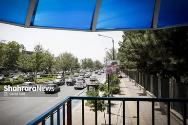 گزارش تصویری | فضاسازی شهری به مناسبت اولین سالگرد شهدای خدمت در مشهد