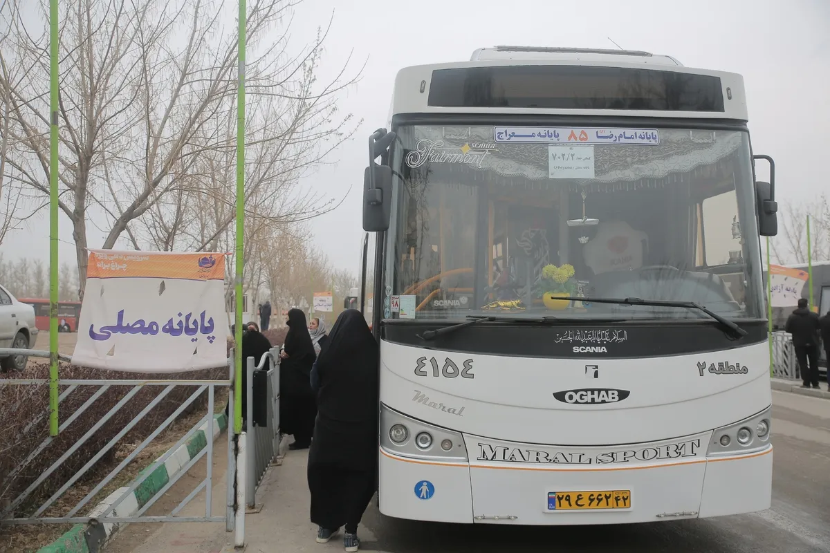 سرویس‌دهی ۴۰۰ دستگاه اتوبوس به شهروندان در ایام چراغ برات