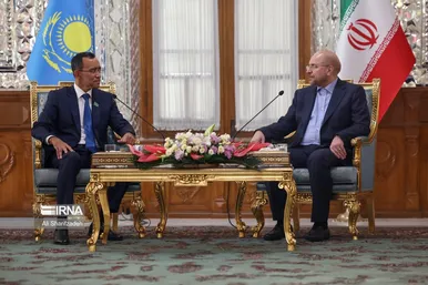 عکس‌هایی از دیدارهای رئیس مجلس با میهمانان خارجی مراسم تحلیف