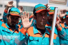 ویدئو | گوشه&zwnj;هایی از خدمت رسانی پاکبانان مشهدی در نجف