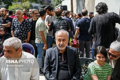 عکس‌هایی از مراسم تشییع پیکر سعید راد