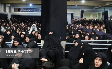 اولین شب مراسم عزاداری حضرت اباعبدالله‌الحسین(ع) در حسینیه امام‌خمینی(ره)