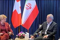 پزشکیان با رئیس‌جمهور سوئیس دیدار کرد