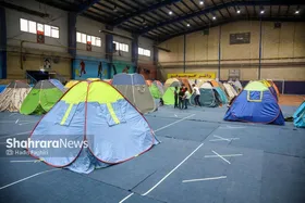 اسکان بیش از ۱۳ هزار زائر در سالن&zwnj;های ورزشی شهرداری مشهد از ابتدای نوروز تاکنون (۶ فروردین ۱۴۰۴)