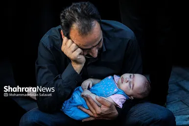تصاویری از آئین خیمه سوزان عصر عاشورا در مشهد