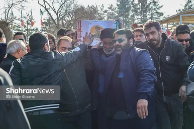 گزارش تصویری | مراسم تدفین پیکرهای شهدای مدافع امنیت در آرامستان بهشت‌رضا(ع) مشهد