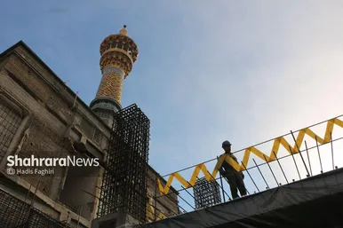 بازدید اصحاب رسانه از مهم‌ترین پروژه‌های عمرانی حرم مطهر رضوی